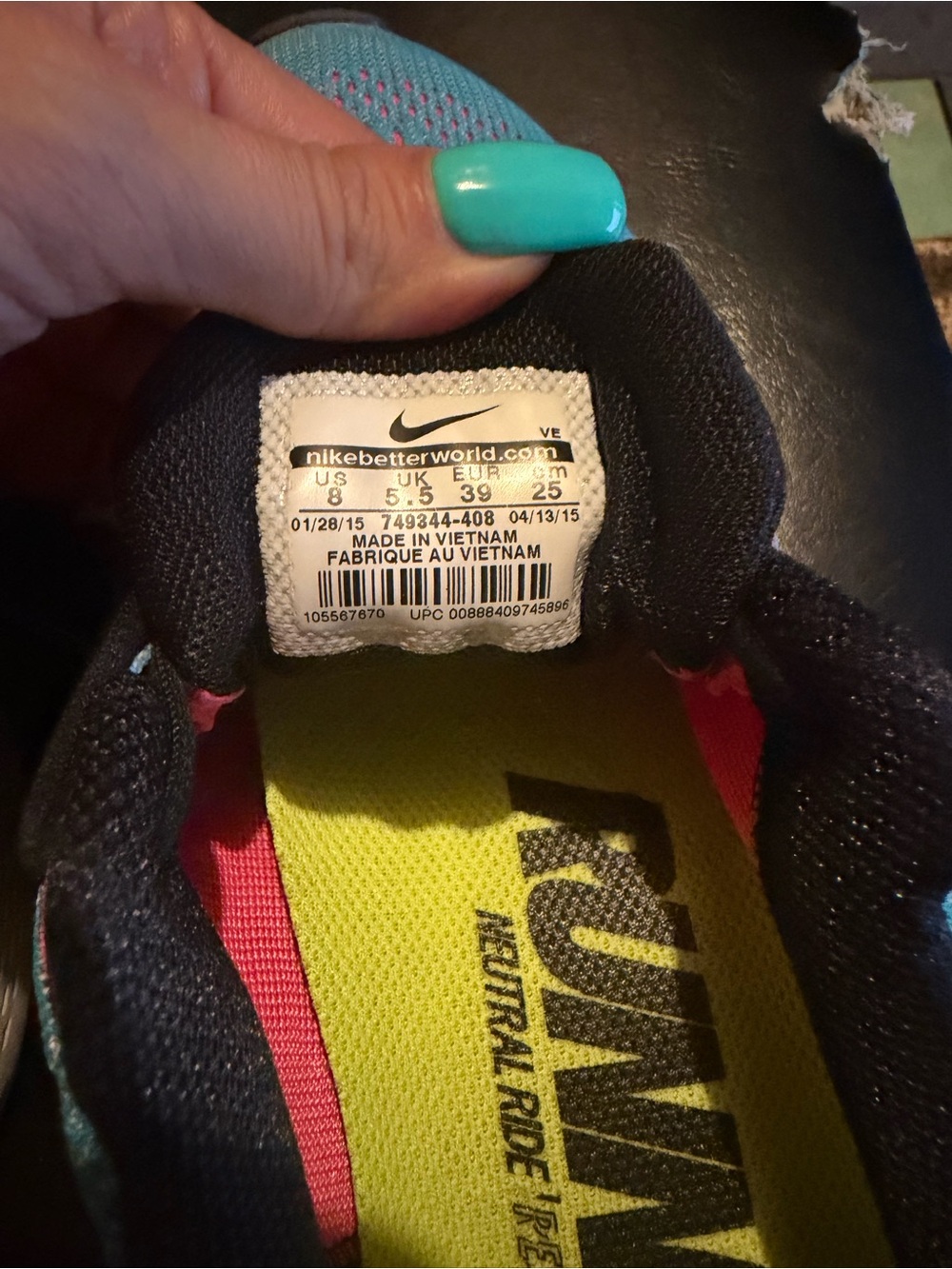 Nike Kids Sneakers - Teal/Black/Pink